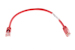 Cat5e Crossover Ethernet Patch Cable, Snagless, 1', Red