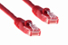 Cat5e Crossover Ethernet Patch Cable, Snagless, 5', Red