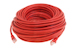 Cat5e Crossover Ethernet Patch Cable, Snagless, 75', Red