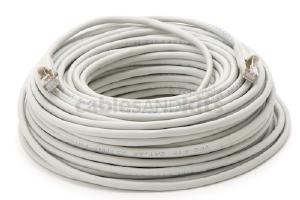 CAT5e Shielded Ethernet Patch Cable, Snagless, 100 Foot, Gray