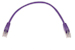 CAT5e Shielded Ethernet Patch Cable, Snagless, 1 Foot, Purple