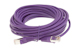 CAT5e Shielded Ethernet Patch Cable, Snagless, 25 Foot, Purple