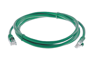 CAT6 Ethernet Patch Cable, Snagless, 5', Green