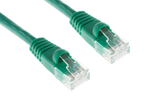 CAT6 Ethernet Patch Cable, Snagless, 150', Green