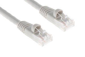 CAT6 Ethernet Patch Cable, Snagless, 15', Gray