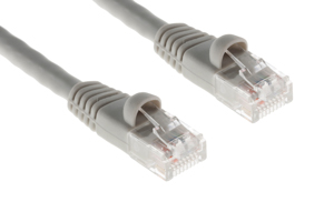CAT6 Ethernet Patch Cable, Snagless, 50', Gray