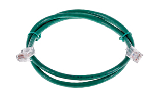 CAT6 Ethernet Patch Cable, Non-Booted, 3 Foot, Green