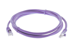 CAT6 Ethernet Patch Cable, Snagless, 5', Purple