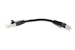 CAT6 Shielded Ethernet Patch Cable, Snagless, 0.5 Foot, Black