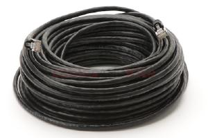 CAT6 Shielded Ethernet Patch Cable, Snagless, 75 Foot, Black