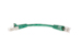 CAT6 Shielded Ethernet Patch Cable, Snagless, 0.5 Foot, Green