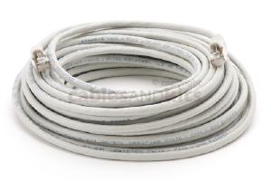CAT6 Shielded Ethernet Patch Cable, Snagless, 50 Foot, Gray