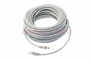 CAT6 Shielded Ethernet Patch Cable, Snagless, 75 Foot, Gray