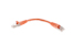 CAT6 Shielded Ethernet Patch Cable, Snagless, 0.5 Foot, Orange