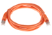 CAT6 Shielded Ethernet Patch Cable, Snagless, 5 Foot, Orange