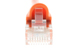 CAT6 Shielded Ethernet Patch Cable, Snagless, 5 Foot, Orange