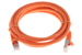 CAT6 Shielded Ethernet Patch Cable, Snagless, 7 Foot, Orange