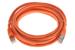 CAT6 Shielded Ethernet Patch Cable, Snagless, 10 Foot, Orange