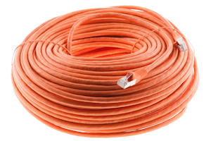 CAT6 Shielded Ethernet Patch Cable, Snagless, 200 Foot, Orange
