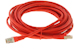 CAT6 Shielded Ethernet Patch Cable, Snagless, 25 Foot, Red