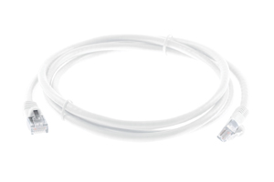 CAT6 Ethernet Patch Cable, Snagless, 5', White