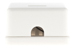 RJ11 Double Port Surface Mount Jack White