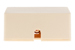 RJ12 Single Port Surface Mount Jack Ivory