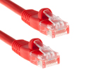 CAT5e Ethernet Patch Cable, Snagless, 100 Foot, Red