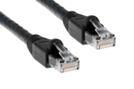 CAT6A Ethernet Patch Cable, Snagless, 4', Black