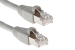 CAT6A Shielded Ethernet Patch Cable, Snagless, 2\', Gray