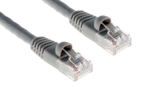 CAT6 Ethernet Patch Cable, Snagless, 14', Gray