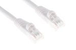 CAT6 Ethernet Patch Cable, Snagless, 5', White