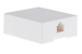 RJ11 Single Port Surface Mount Jack White