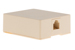 RJ12 Single Port Surface Mount Jack Ivory